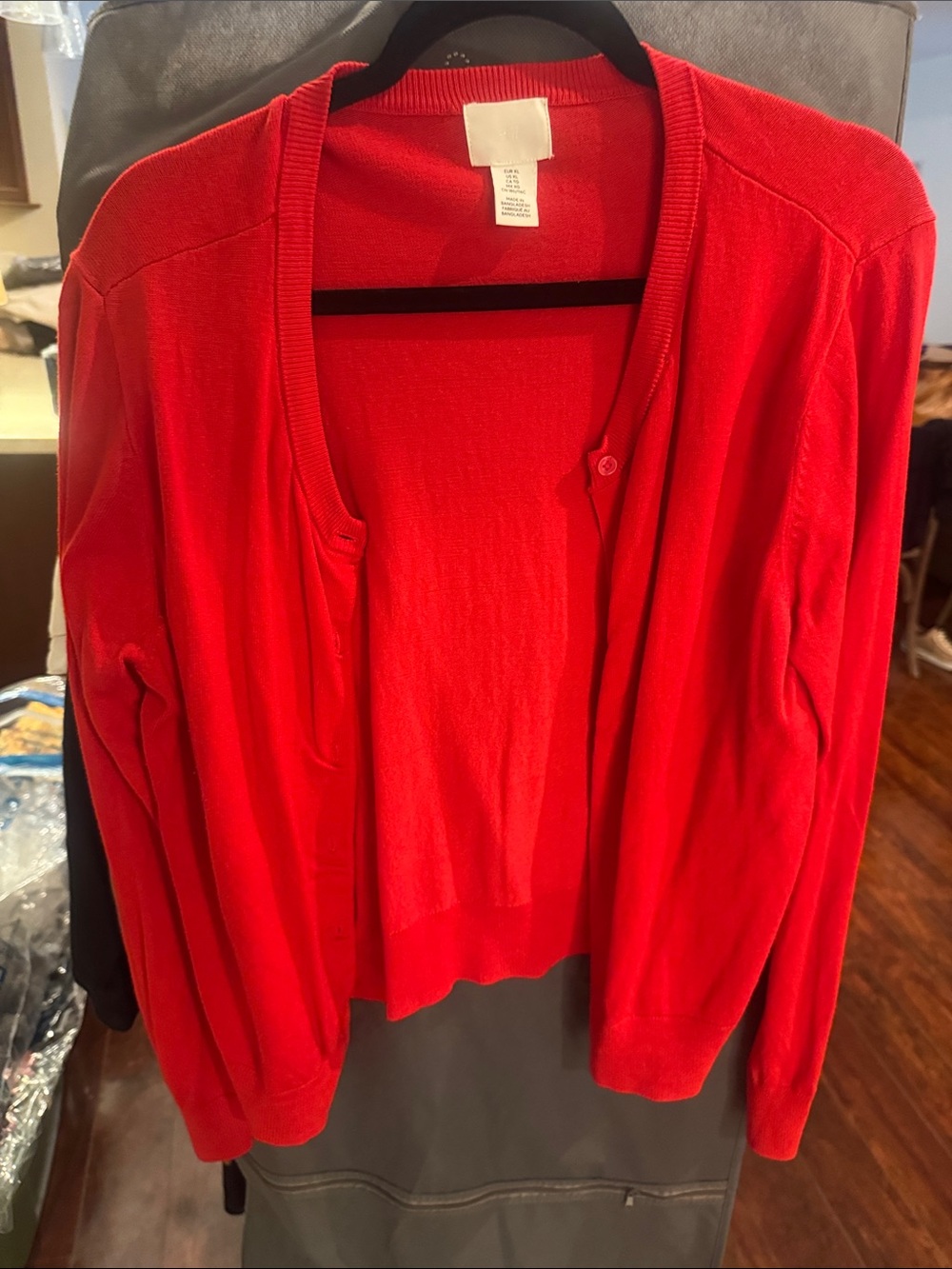 H & M Women’s Classic Red Cardigan Sweater